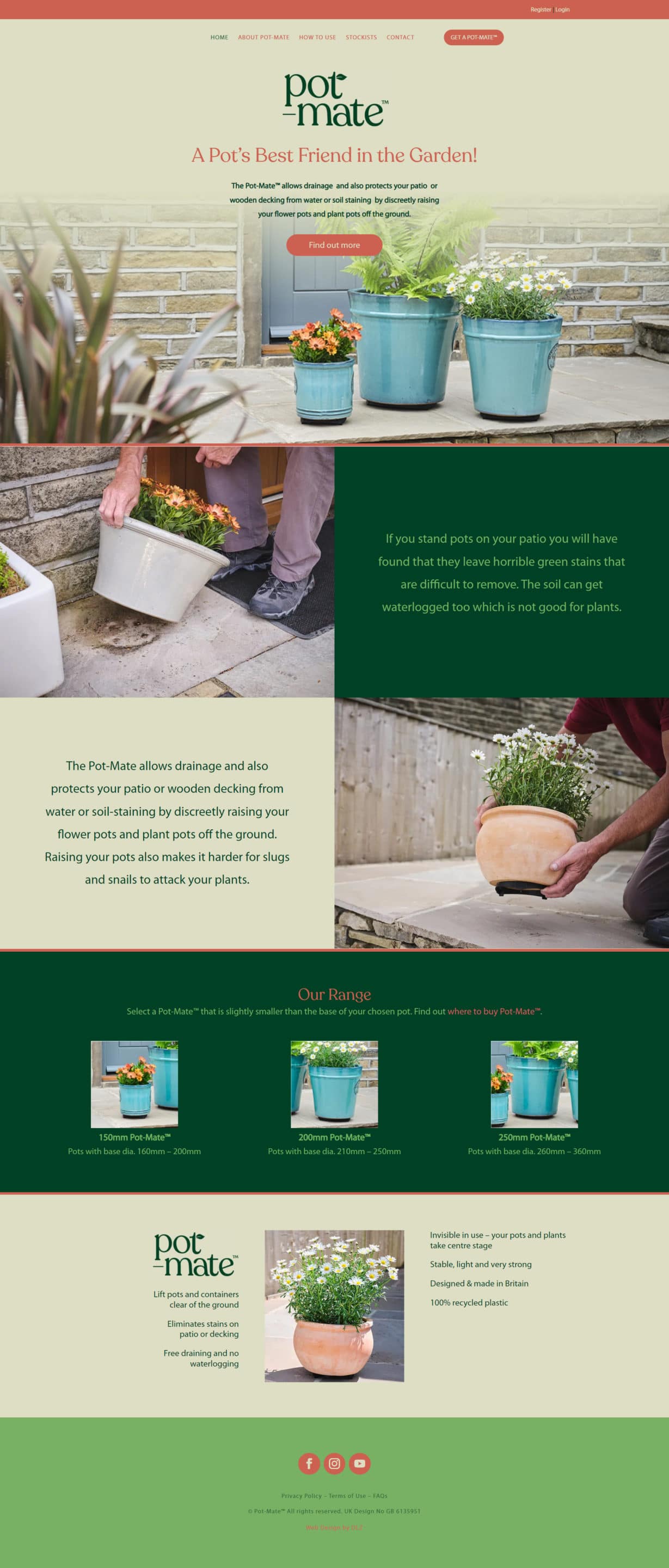 Pot Mate B2B garden web design