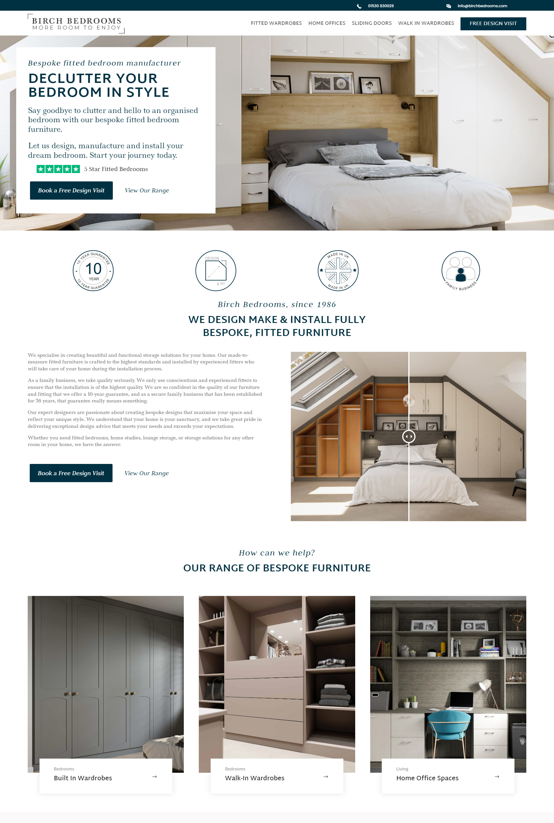 Birch Bedrooms Website