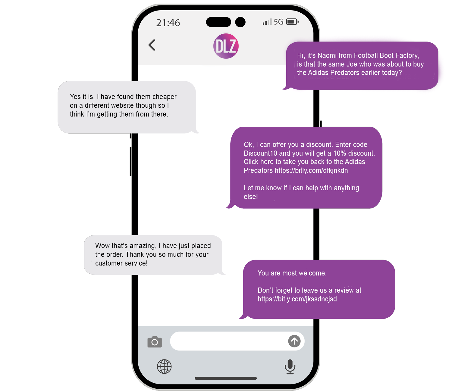 AI SMS Cart Recovery Shopify